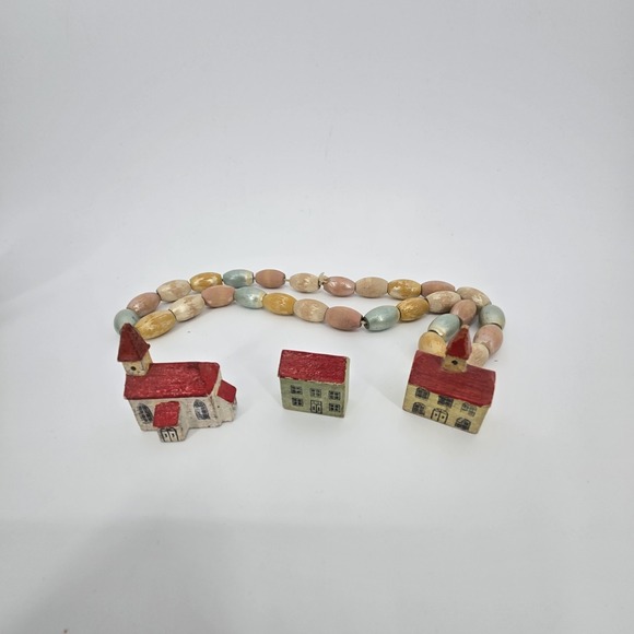 Vintage Wooden Toy & Game Lot Yahtzee Spill & Spell Kaleidoscope Clappers Rattle - Picture 5 of 10